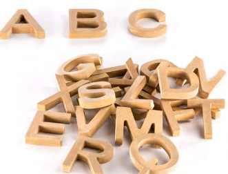 [12067] Standing upper-case alphabet set