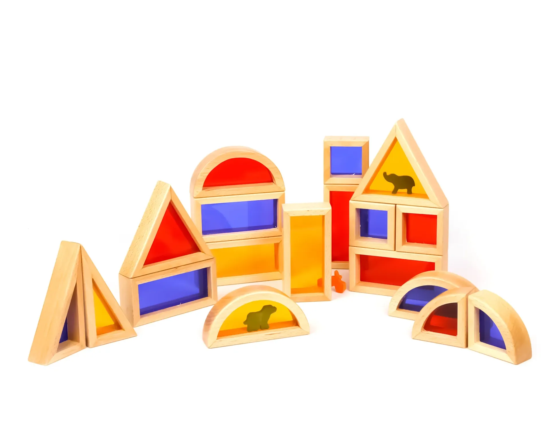 Colored window blocks
