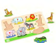 [10025] Insert Boards Wild Animals
