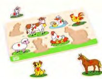 [10020] Insert Boards Farm Animals