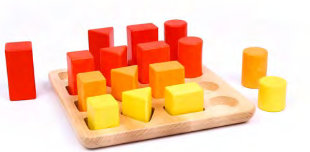[21155] Geometrical Peg Grading Board