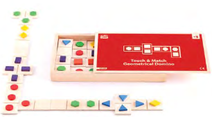 [31035] Touch and match Geomatrical dominoes