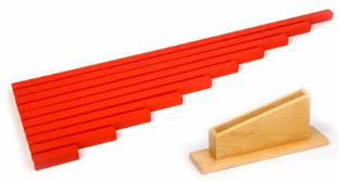 [91110] Red Long Rods