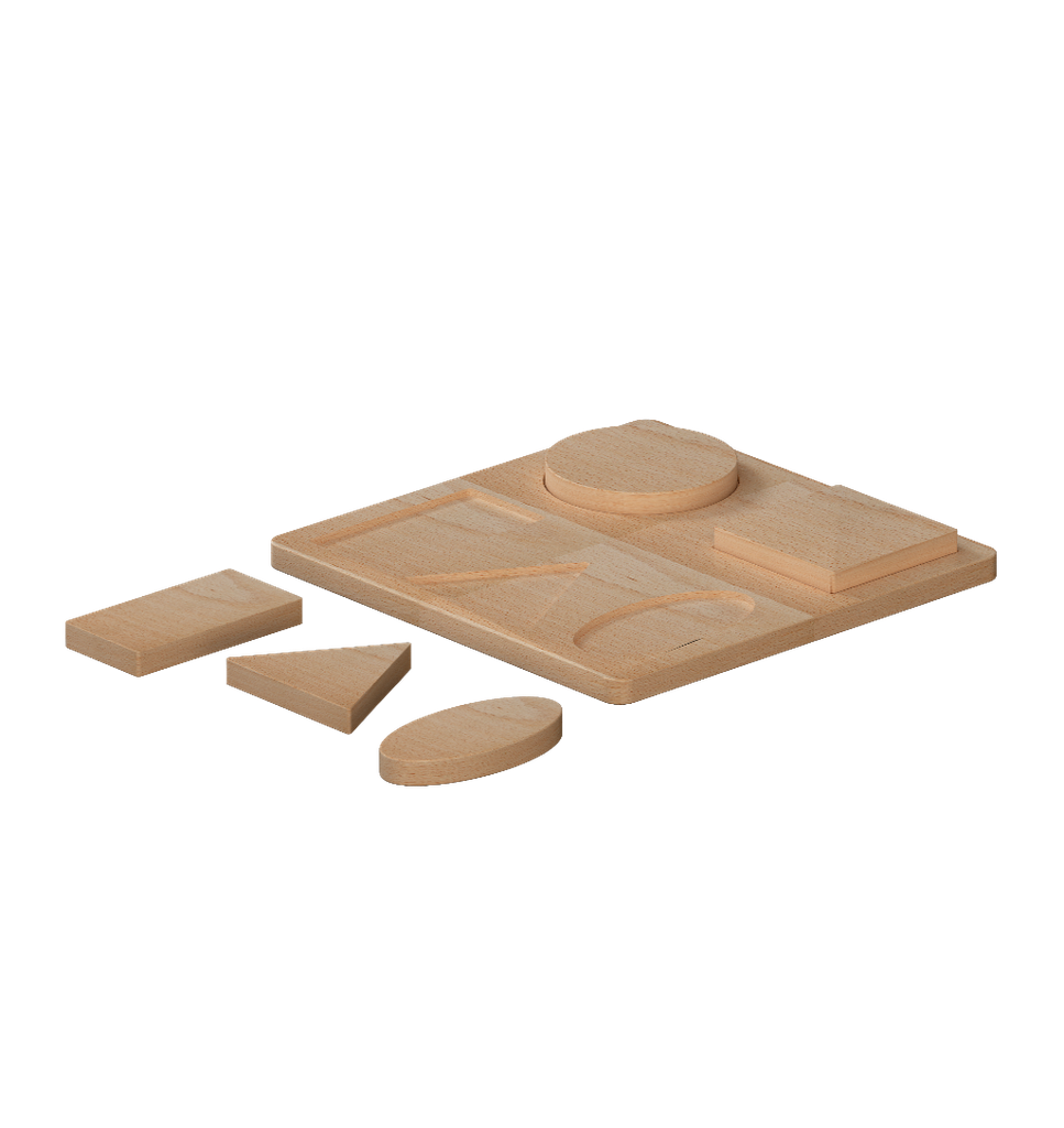 [34105] Wooden Shapes Board