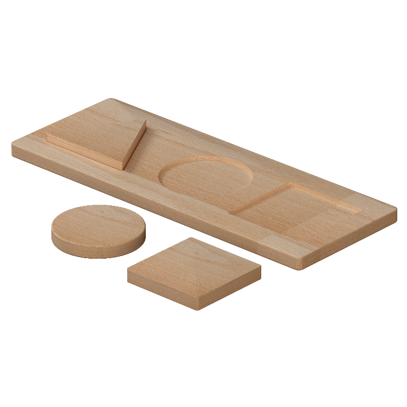 [34115] Wooden Shapes Strip