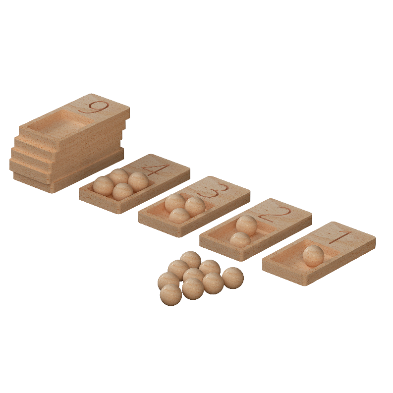 [34210] Natural English Counting Trays