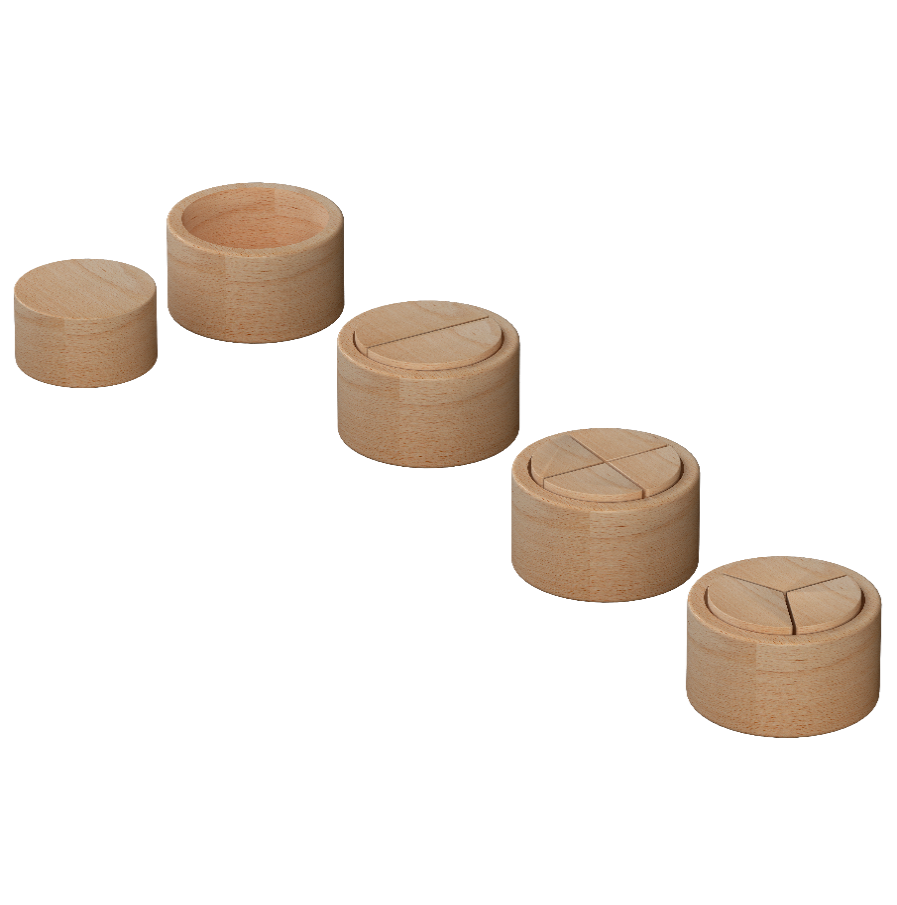 [34255] Natural Fraction Cups Circle