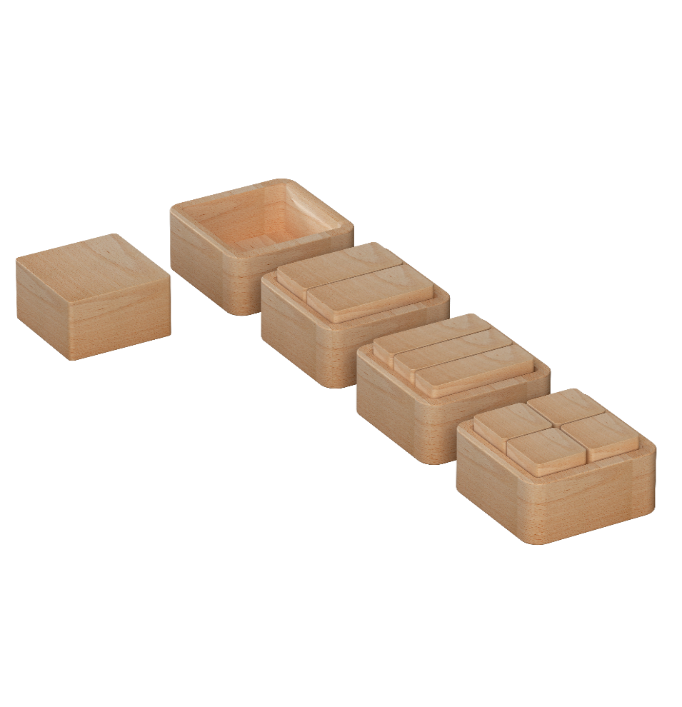 [34265] Natural Fraction Cups Square