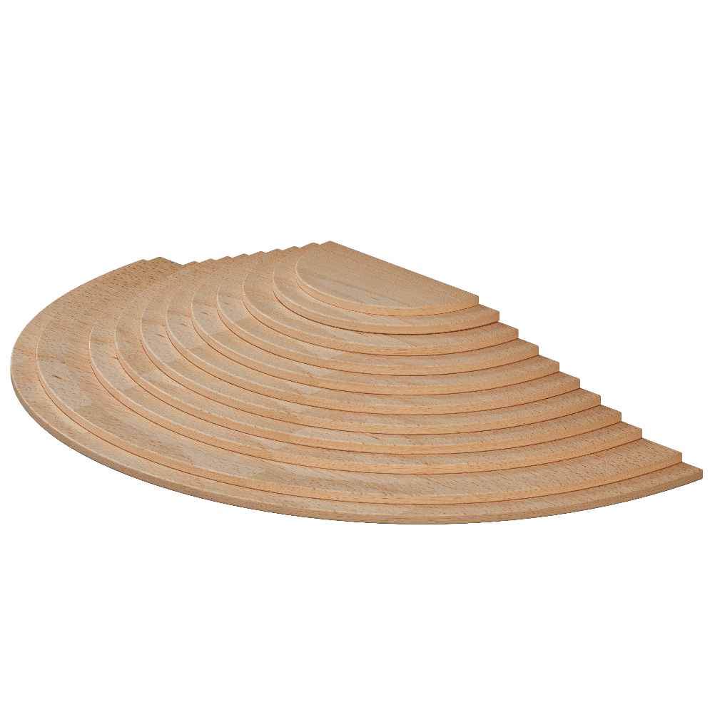 [34350] Wooden Grading Semi Circles - Large
