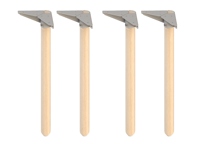 [69871] Flexo Fixed Table legs(4 legs set only) (H 37.2cm)