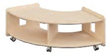 [45413] Ultimate N Storage Units Curved-1/4 Circle (36.7 H x 82.5 W x 82.5 D cm)
