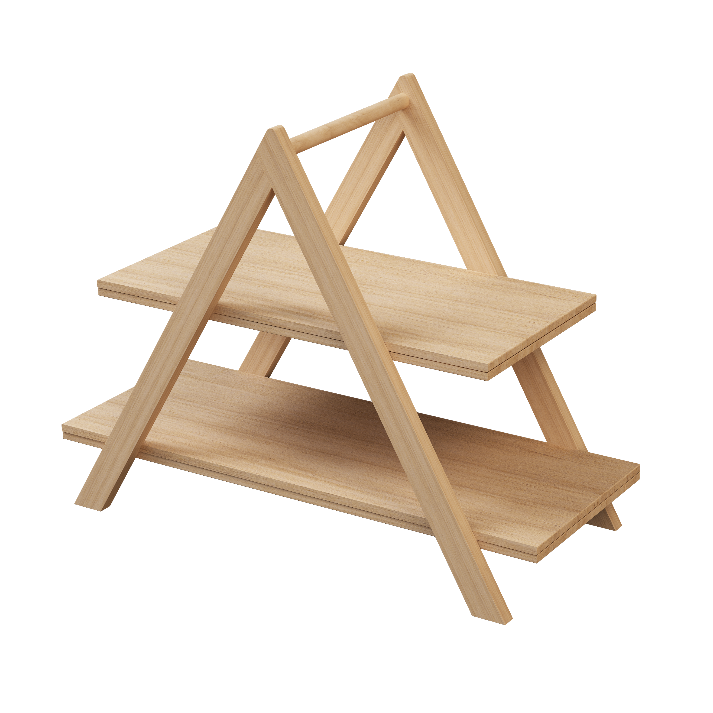 [45000] Pyramid diplay unit-2 tier