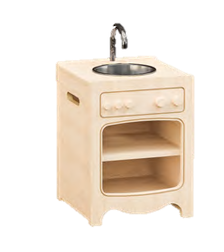 [21702] Toddler Play Kitchen | Sink Washing Machine